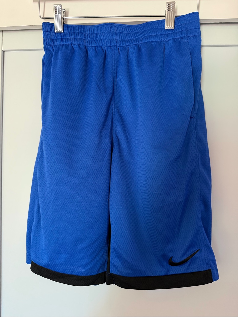 Nike Boys Royal Blue Athletic Shorts with Black Trim